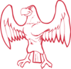 Muscular Eagle Clip Art